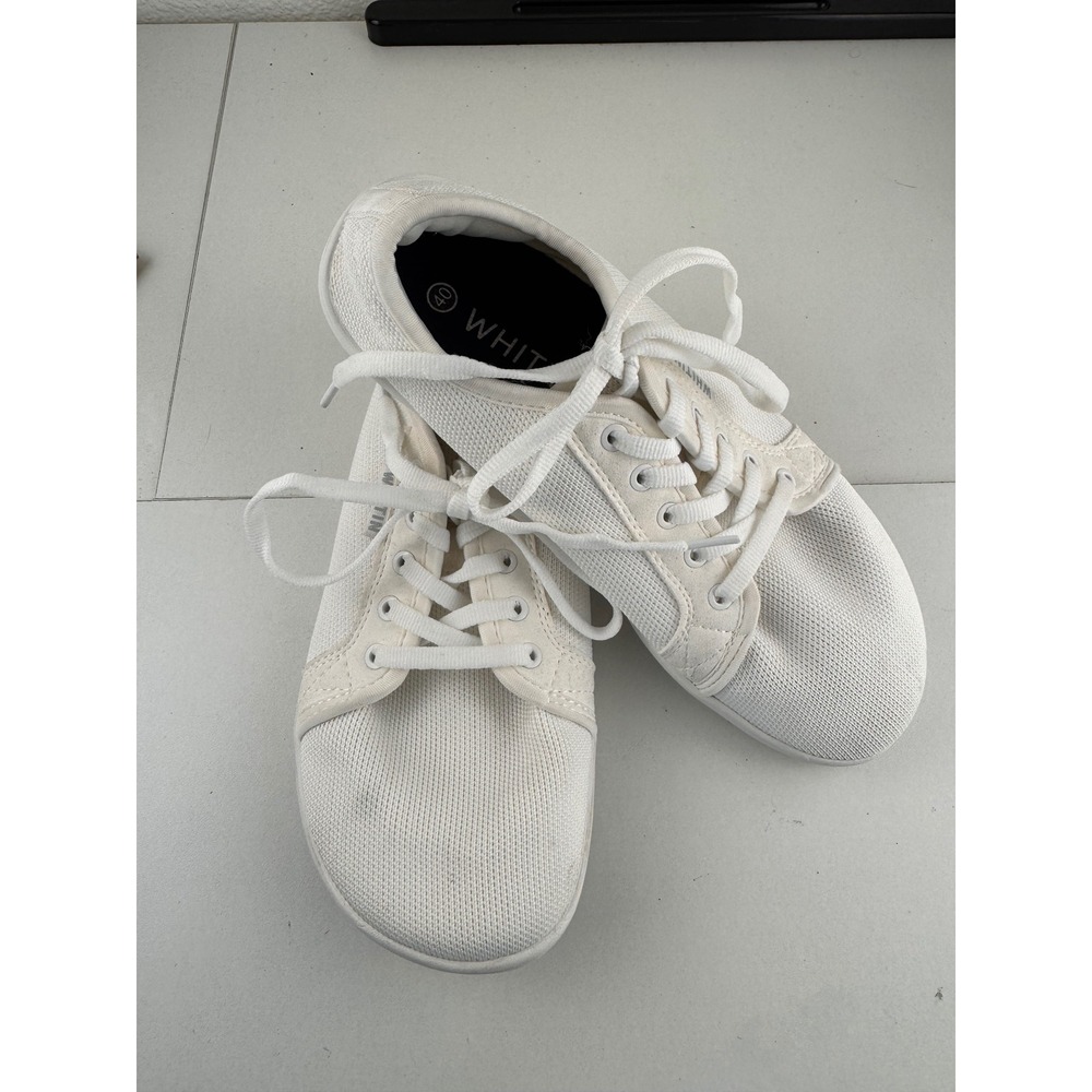 WHITING White Mesh Sneakers Barefoot Minimalist Athletic Shoes‎ Size 40 9.5